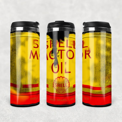 Shell Motor Oil Termokrus Tumbler Rustfrit Stål-Krus-Motorolie-Termokrus Tumbler-Garage Culture Shop- garage - man cave - merchandise