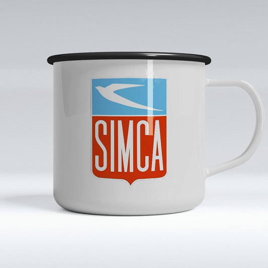 Simca Emaljekrus-Krus-Simca-Garage Culture Shop- garage - man cave - merchandise