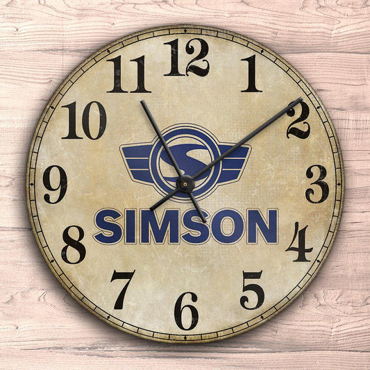 Simson Vægur Rundt-Clock-Simson-Garage Culture Shop- garage - man cave - merchandise