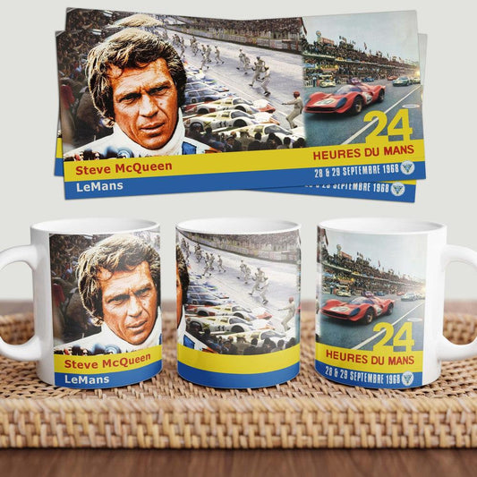 Steve Mcqueen Krus-Krus-Race Car-Garage Culture Shop- garage - man cave - merchandise