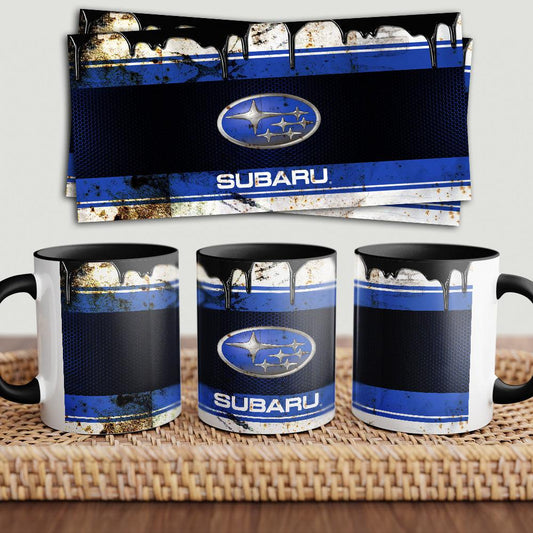 Subaru "To Toner" Vintage Keramisk Krus-Krus-Subaru-Garage Culture Shop- garage - man cave - merchandise