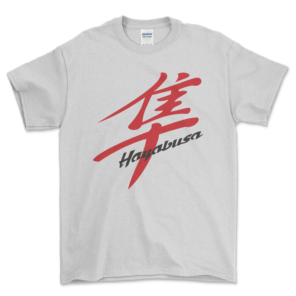 Suzuki Hayabusa Unisex T-Shirt , Bomuld-Beklædning-Suzuki-Hvid-S-Forside-Garage Culture Shop- garage - man cave - merchandise