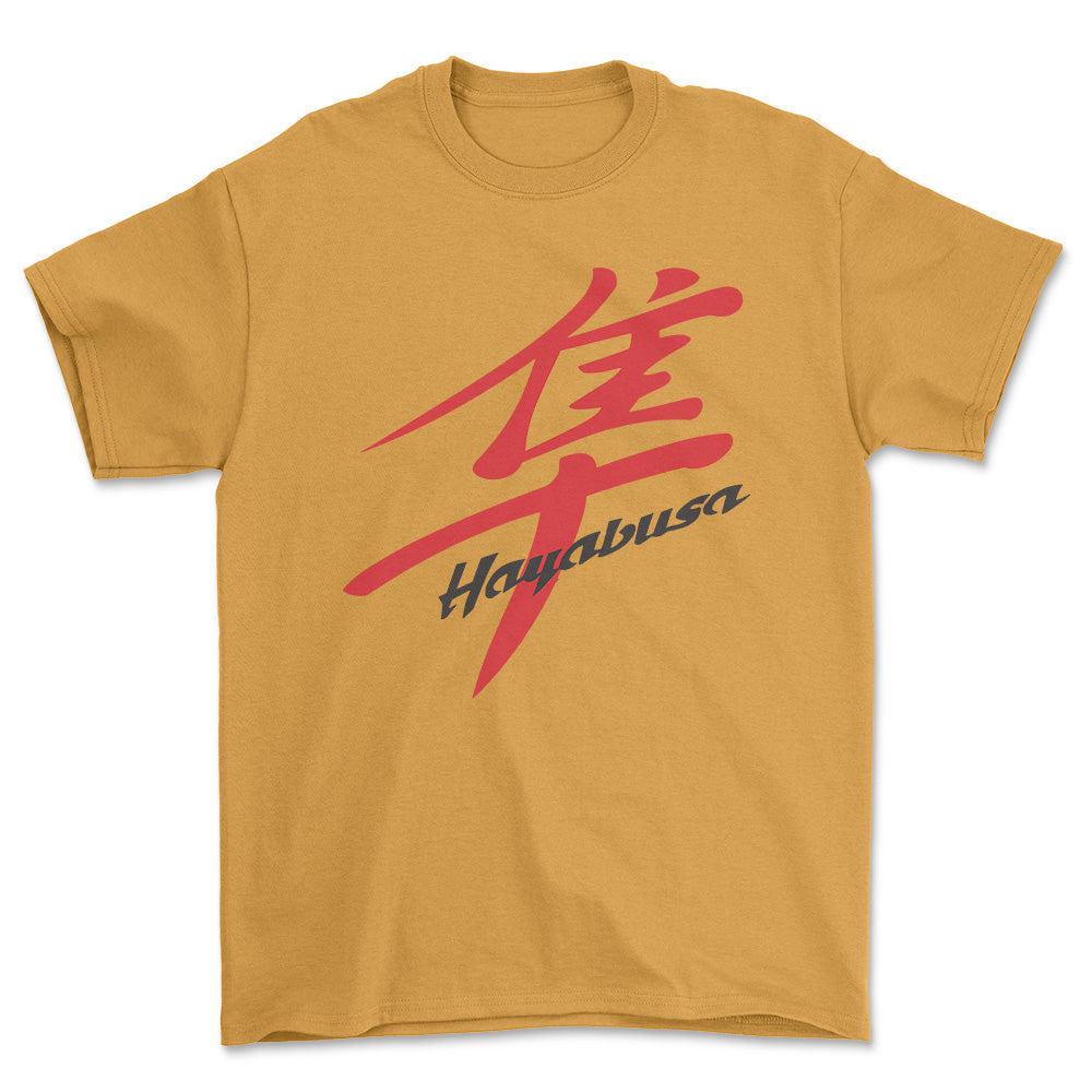 Suzuki Hayabusa Unisex T-Shirt , Bomuld-Beklædning-Suzuki-Guld-S-Forside-Garage Culture Shop- garage - man cave - merchandise