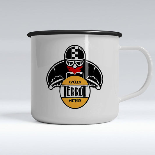 Terrot Biker Emaljekrus-Krus-Terrot-Garage Culture Shop- garage - man cave - merchandise