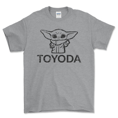 Toyota Toyoda Unisex T-Shirt , Bomuld-Beklædning-Toyota-Grå Sport-S-Forside-Garage Culture Shop- garage - man cave - merchandise