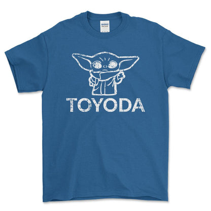 Toyota Toyoda Unisex T-Shirt , Bomuld-Beklædning-Toyota-Blå Royal-S-Forside-Garage Culture Shop- garage - man cave - merchandise