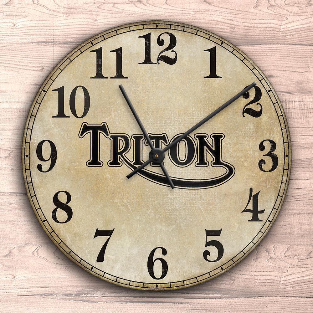 Triton Vægur Rundt-Clock-Triton-Garage Culture Shop- garage - man cave - merchandise