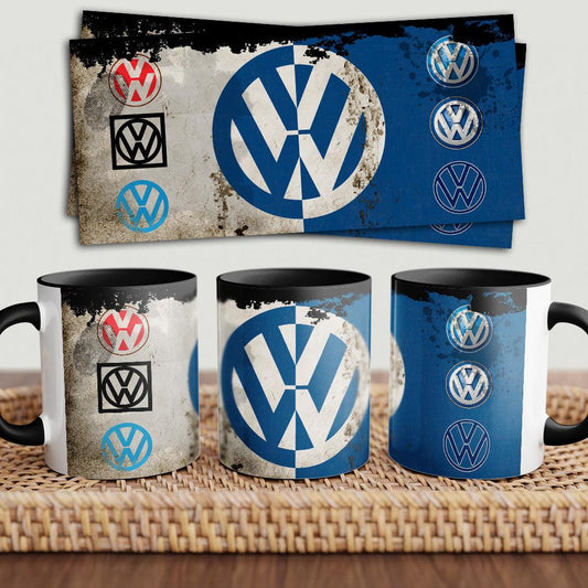 VW "To Toner" Vintage Keramisk Krus-Krus-VW-Garage Culture Shop- garage - man cave - merchandise