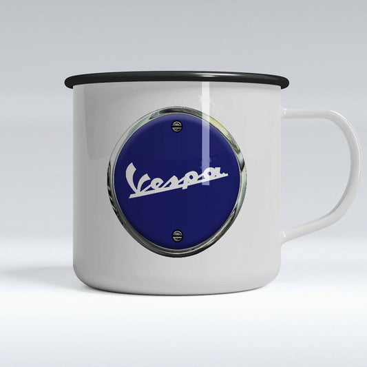 Vespa Emaljekrus-Krus-Vespa-Garage Culture Shop- garage - man cave - merchandise