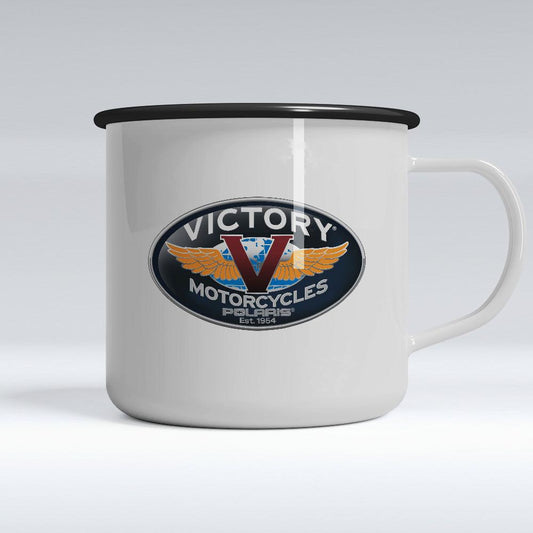 Victory Emaljekrus-Krus-Victory-Garage Culture Shop- garage - man cave - merchandise