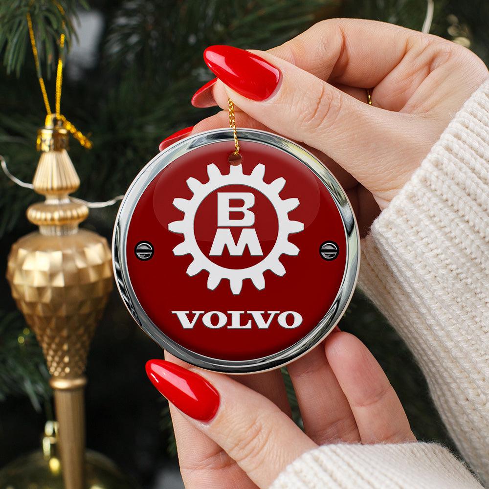 Volvo BM Keramisk Juleornament-Julekugle-Volvo BM-Garage Culture Shop- garage - man cave - merchandise