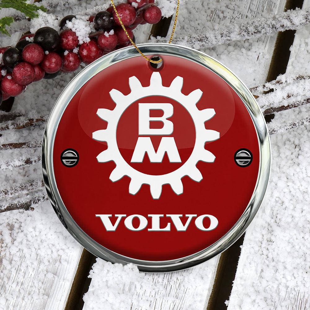 Volvo BM Keramisk Juleornament-Julekugle-Volvo BM-Garage Culture Shop- garage - man cave - merchandise