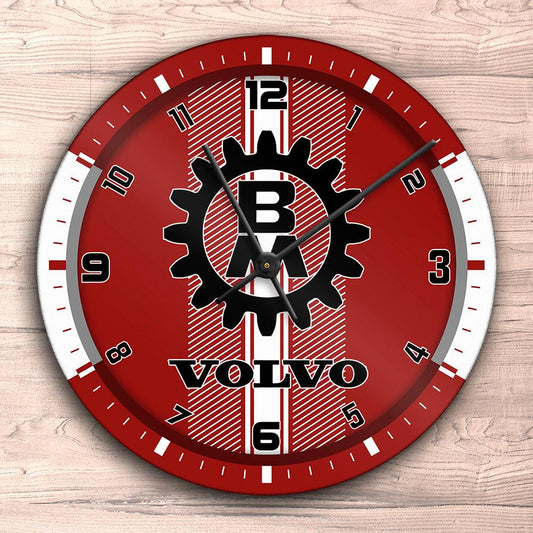 Volvo BM Vægur Rundt-Clock-Volvo BM-Garage Culture Shop- garage - man cave - merchandise