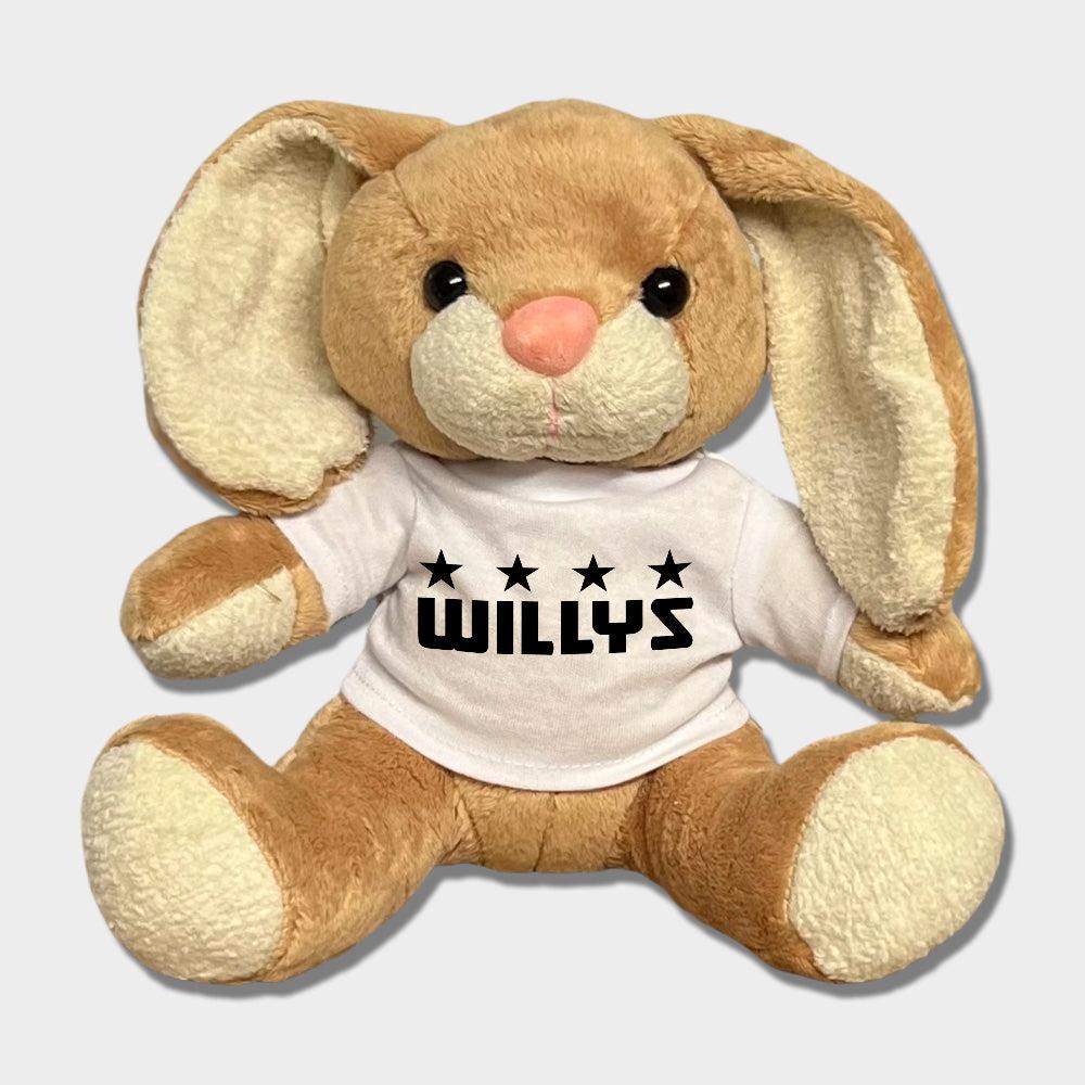 Willys Plysdyr Kanin, Bunny-Bamse-Willys-Garage Culture Shop- garage - man cave - merchandise