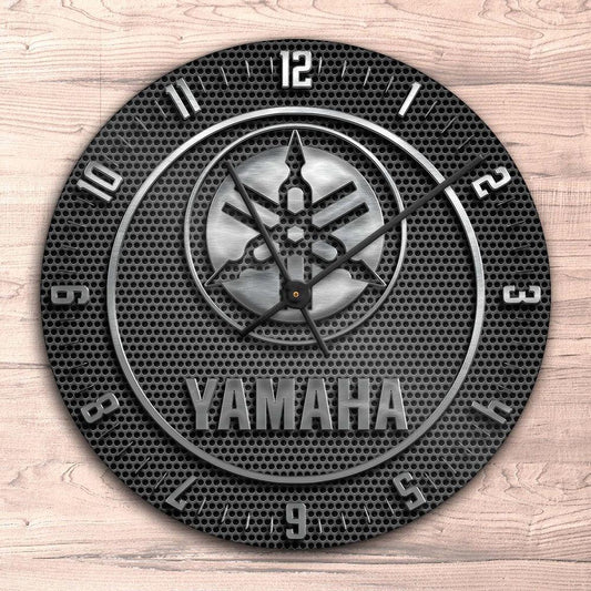 Yamaha Vægur Rundt-Clock-Yamaha-Garage Culture Shop- garage - man cave - merchandise