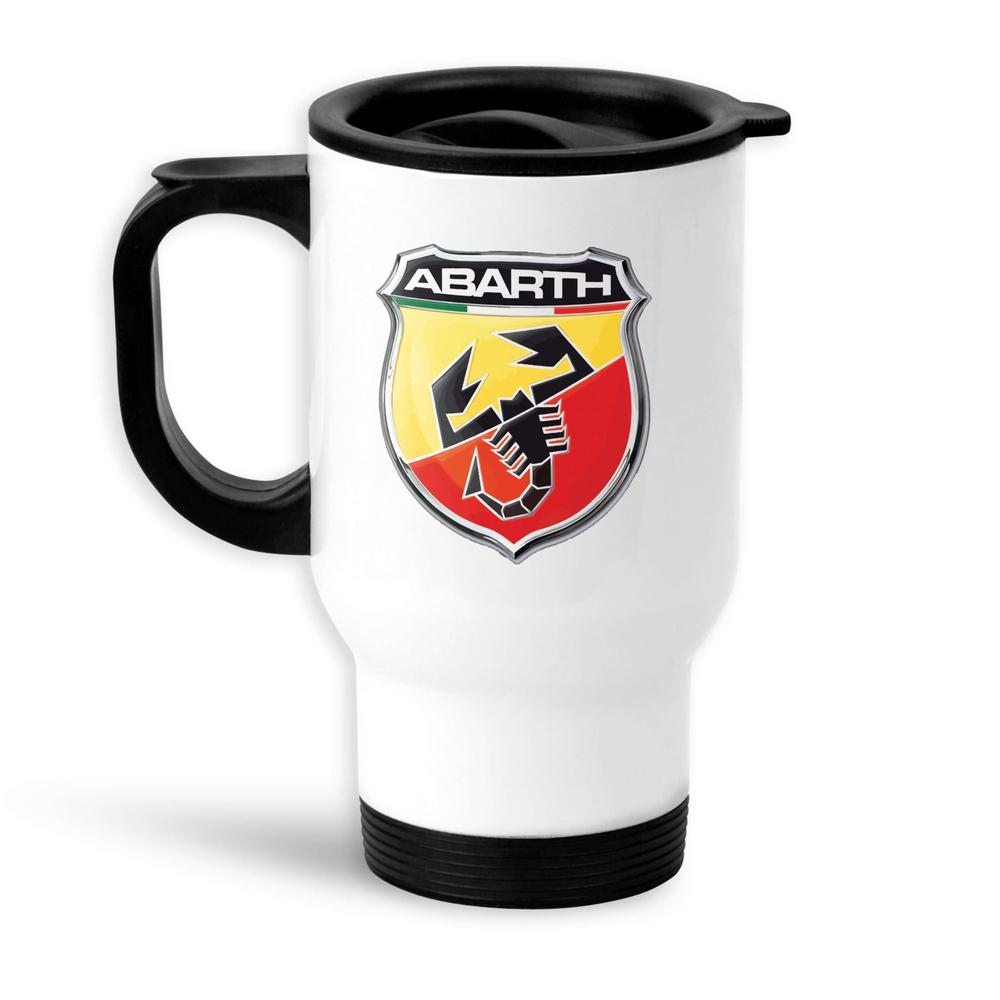 Abarth Termokrus Hvidt-Krus-Abarth-Termokrus Hvidt-Garage Culture Shop- garage - man cave - merchandise