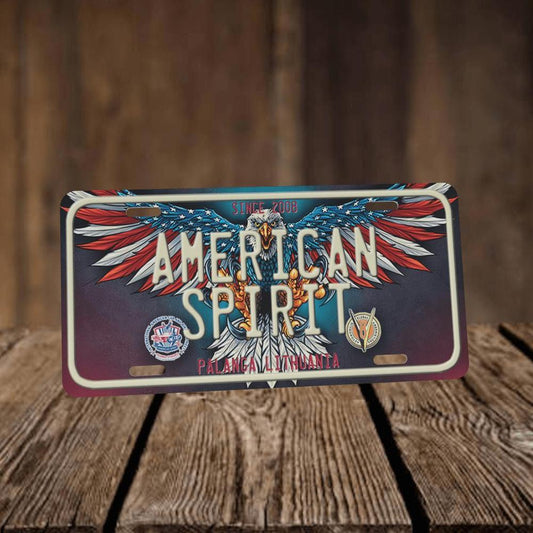 American Spirit Nummerplade-Club Merchandise-American Spirit-Garage Culture Shop- garage - man cave - merchandise