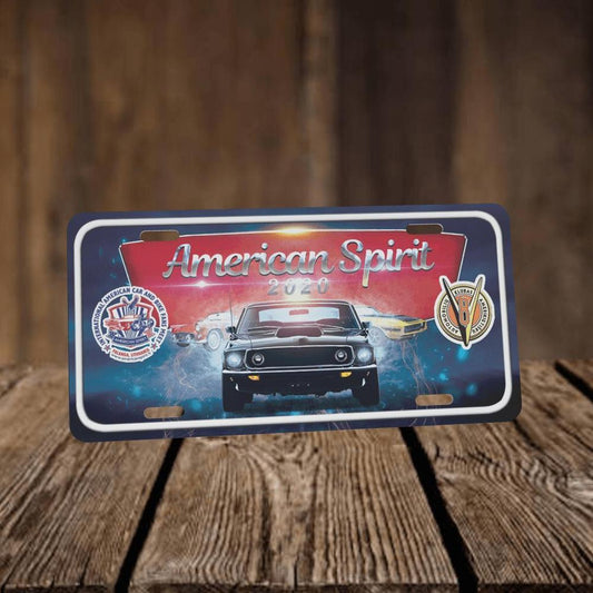 American Spirit Nummerplade-Club Merchandise-American Spirit-Garage Culture Shop- garage - man cave - merchandise