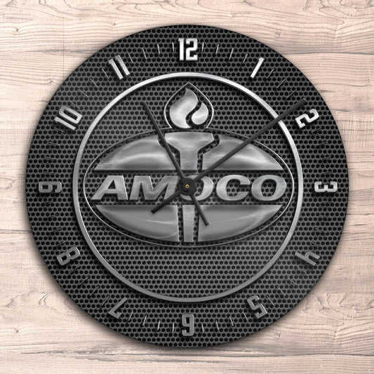 Amoco Vægur Rundt-Clock-Motorolie-Garage Culture Shop- garage - man cave - merchandise