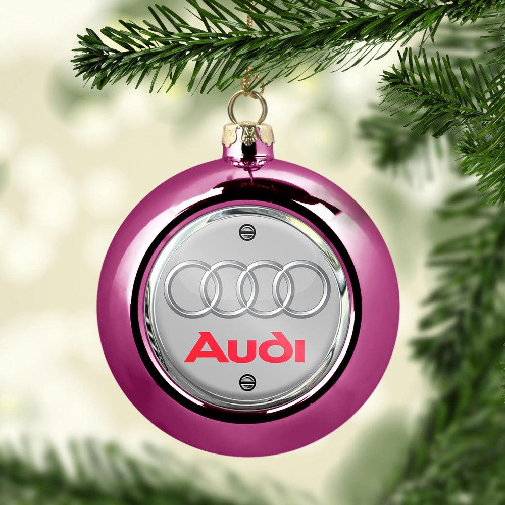 Audi Julekugle-Julekugle-Audi-Lyserød Pink-Garage Culture Shop- garage - man cave - merchandise