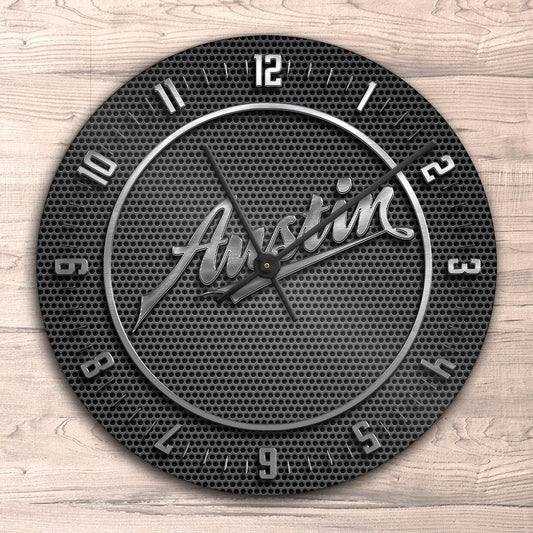 Austin Vægur Rundt-Clock-Austin-Garage Culture Shop- garage - man cave - merchandise