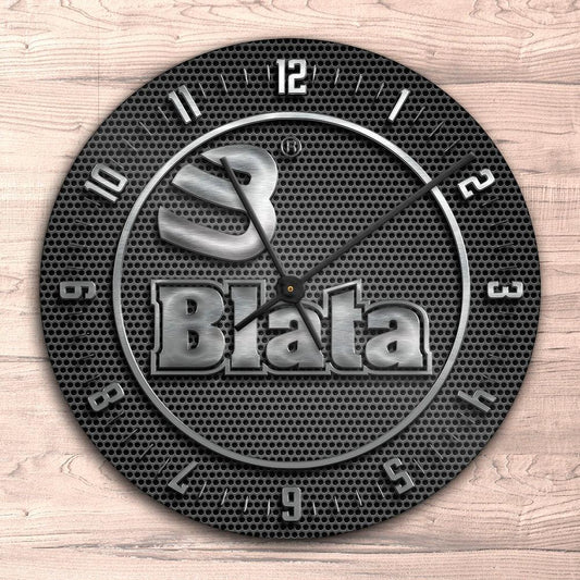 Blata Vægur Rundt-Clock-Blata-Garage Culture Shop- garage - man cave - merchandise