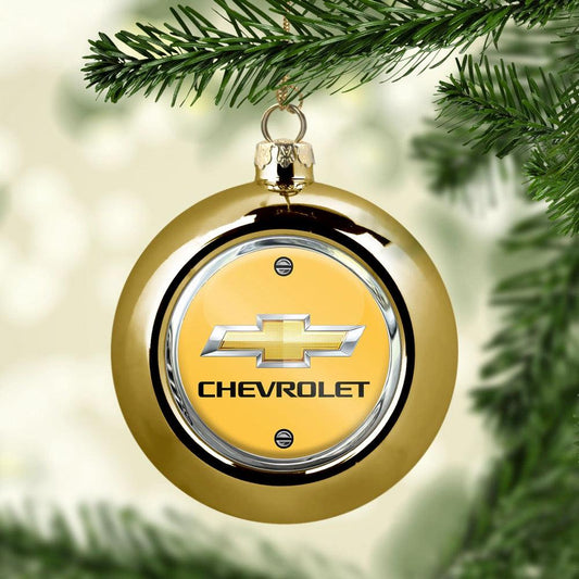 Chevrolet Julekugle-Julekugle-Chevrolet-Guld-Garage Culture Shop- garage - man cave - merchandise