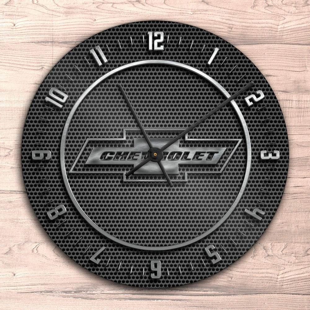 Chevrolet Vægur Rundt-Clock-Chevrolet-Garage Culture Shop- garage - man cave - merchandise
