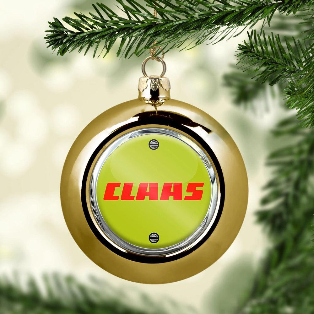 Claas Julekugle-Julekugle-Claas-Guld-Garage Culture Shop- garage - man cave - merchandise