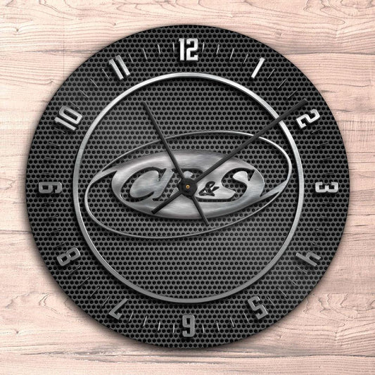 Cr&S Vægur Rundt-Clock-CR&S-Garage Culture Shop- garage - man cave - merchandise