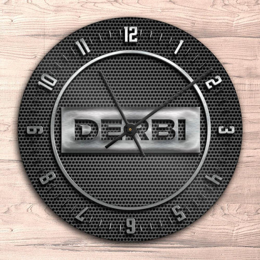 Derbi Vægur Rundt-Clock-Derbi-Garage Culture Shop- garage - man cave - merchandise