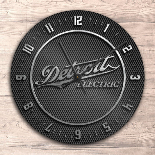 Detroit Electric Vægur Rundt-Clock-Detroit-Garage Culture Shop- garage - man cave - merchandise