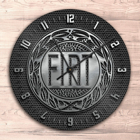 Fiat Vægur Rundt-Clock-Fiat-Garage Culture Shop- garage - man cave - merchandise