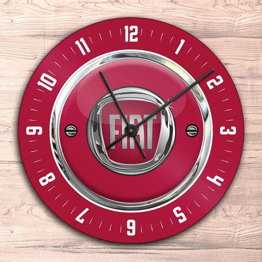 Fiat Vægur Rundt-Clock-Fiat-Garage Culture Shop- garage - man cave - merchandise