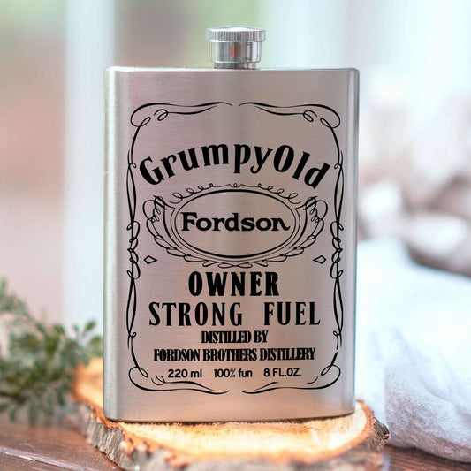 Fordson Grumpy Old Owner Strong Fuel Lommelærke-Lommelærke-Fordson-Garage Culture Shop- garage - man cave - merchandise