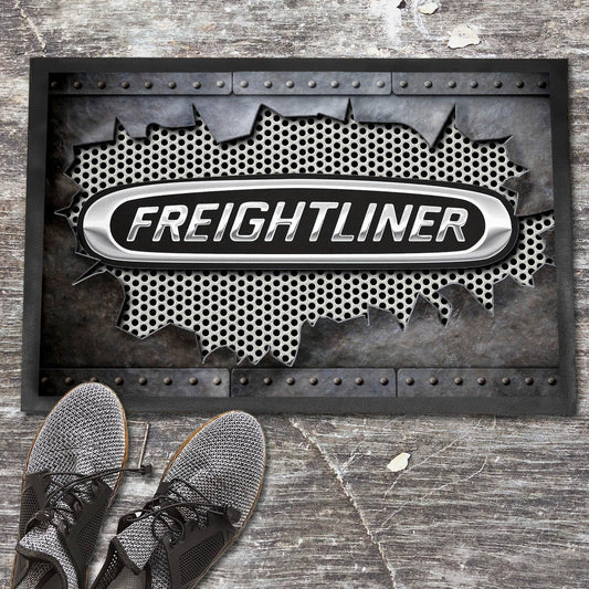 Freightliner Metal Ripped Dørmåtte-Dørmåtte-Freightliner-Garage Culture Shop- garage - man cave - merchandise