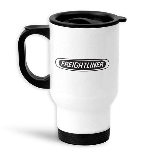 Freightliner Termokrus Hvidt-Krus-Freightliner-Termokrus Hvidt-Garage Culture Shop- garage - man cave - merchandise