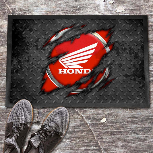 Honda Ripped Dørmåtte-Dørmåtte-Honda-Garage Culture Shop- garage - man cave - merchandise