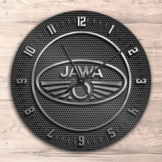 Jawa Vægur Rundt-Clock-Jawa-Garage Culture Shop- garage - man cave - merchandise