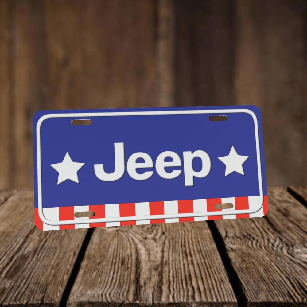 Jeep Nummerplade-Licenseplate-Jeep-Garage Culture Shop- garage - man cave - merchandise