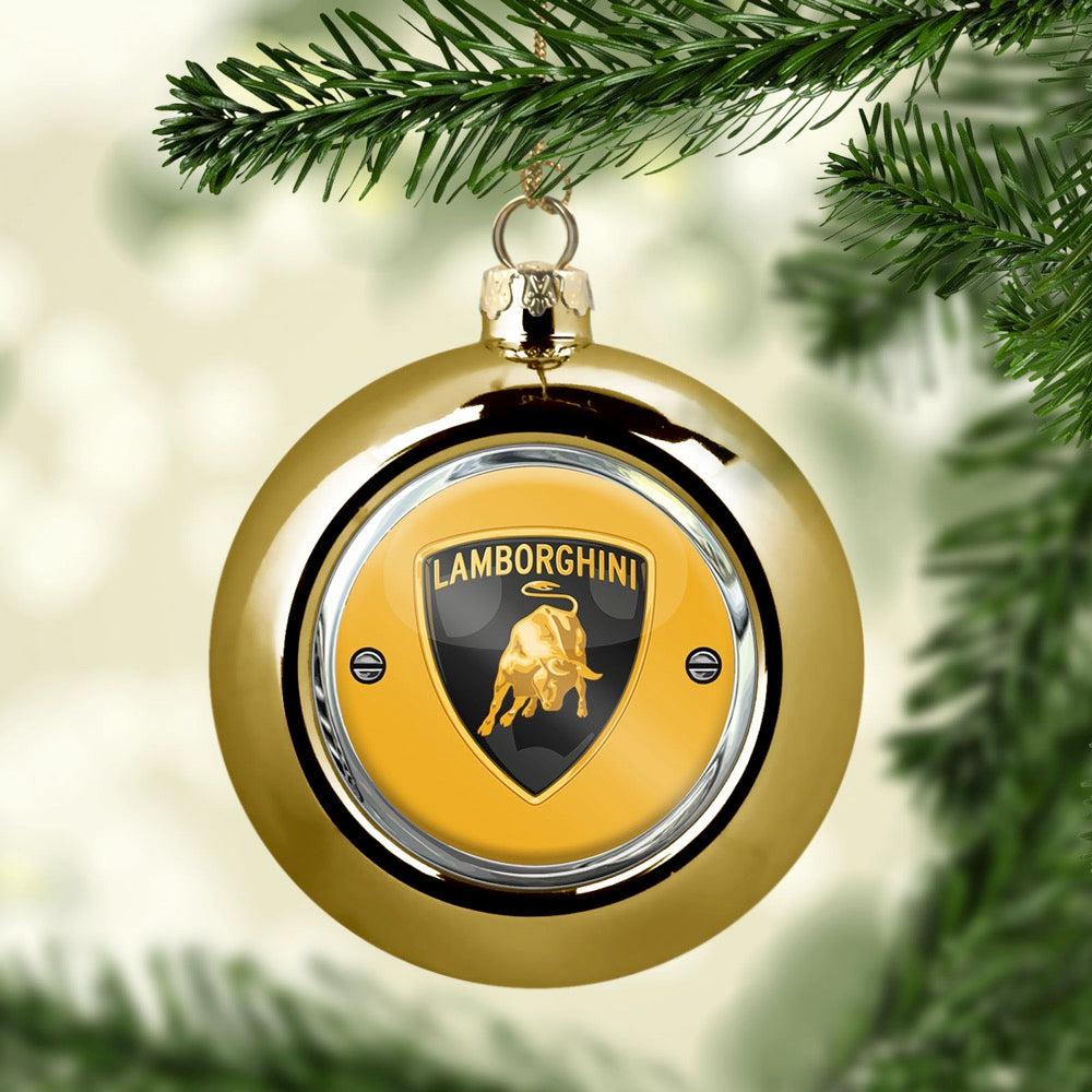 Lamborghini Julekugle-Julekugle-Lamborghini-Guld-Garage Culture Shop- garage - man cave - merchandise