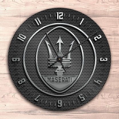 Maserati Vægur Rundt-Clock-Maserati-Garage Culture Shop- garage - man cave - merchandise