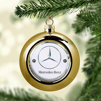 Mercedes Julekugle-Julekugle-Mercedes-Guld-Garage Culture Shop- garage - man cave - merchandise