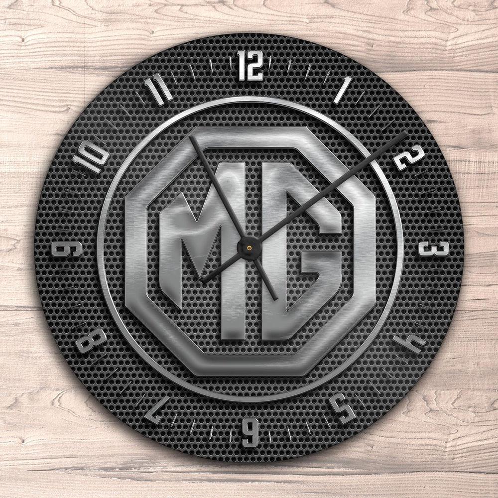 Mg Vægur Rundt-Clock-MG-Garage Culture Shop- garage - man cave - merchandise