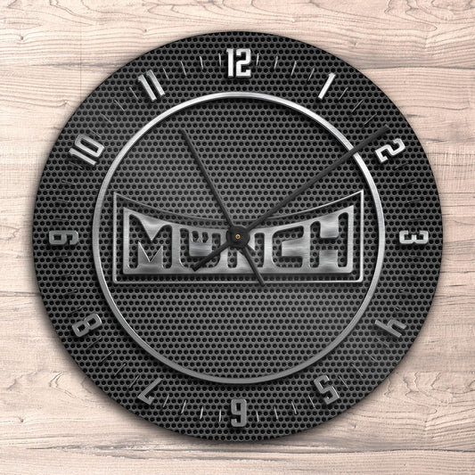 Münch Vægur Rundt-Clock-Munch-Garage Culture Shop- garage - man cave - merchandise