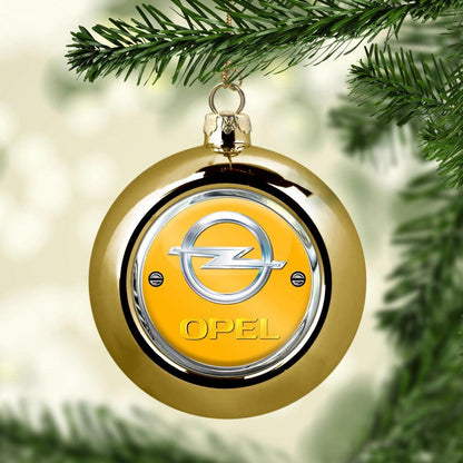 Opel Julekugle-Julekugle-Opel-Guld-Garage Culture Shop- garage - man cave - merchandise