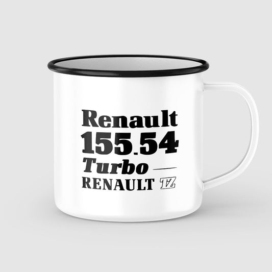 Renault 155.54 Emaljekrus-Krus-Renault-Garage Culture Shop- garage - man cave - merchandise