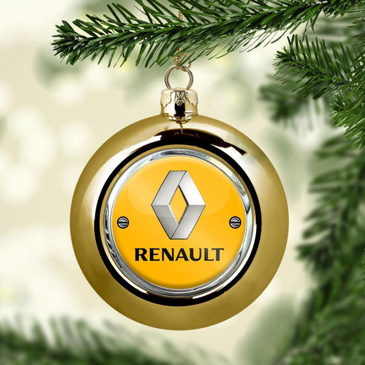 Renault Julekugle-Julekugle-Renault-Guld-Garage Culture Shop- garage - man cave - merchandise