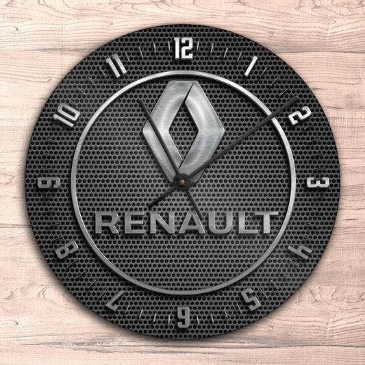 Renault Vægur Rundt-Clock-Renault-Garage Culture Shop- garage - man cave - merchandise