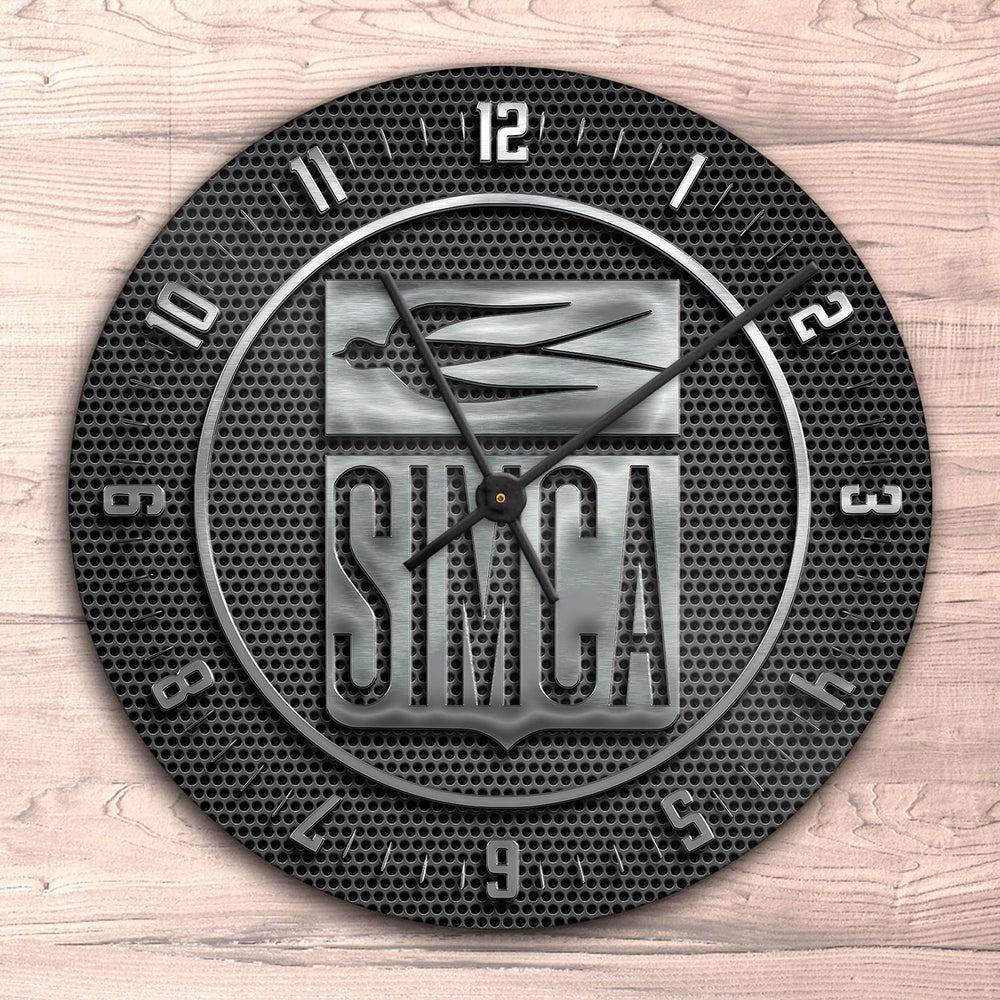 Simca Vægur Rundt-Clock-Simca-Garage Culture Shop- garage - man cave - merchandise